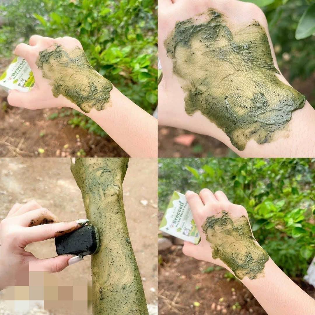 Be Rich Broccoli Herbal Scrub Soap
