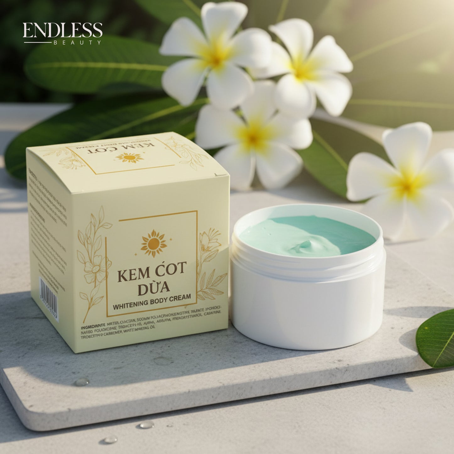 Kem Cot Dua Body Whitening Cream