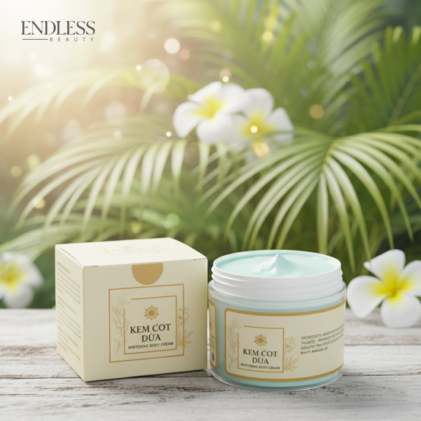 Kem Cot Dua Body Whitening Cream