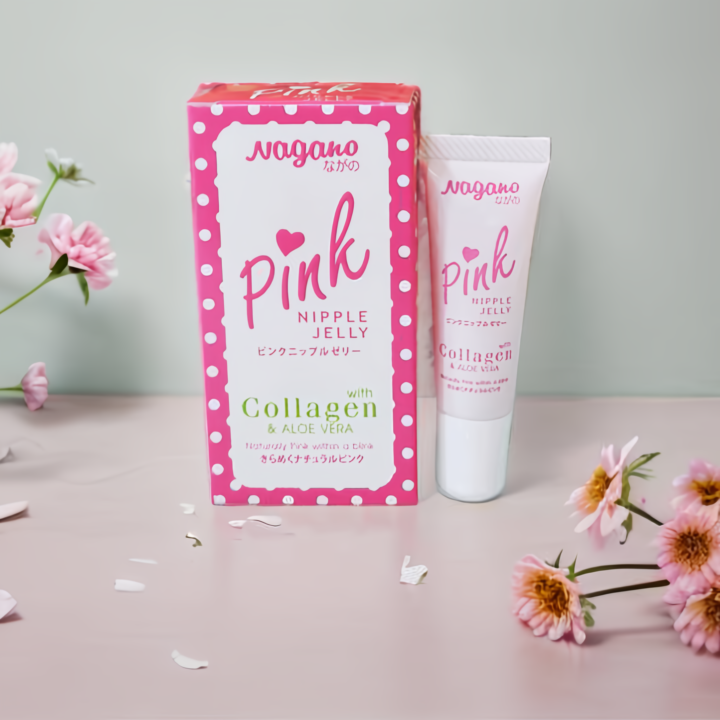Nagano Pink Collagen Lip and Nipple Jelly