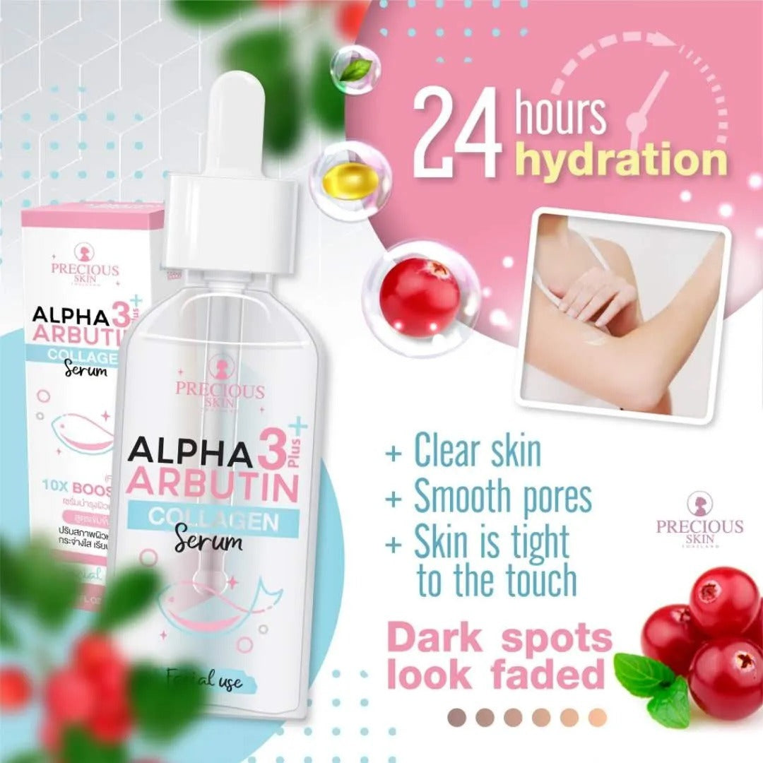 Precious Skin Alpha Arbutin Collagen Whitening Facial Serum
