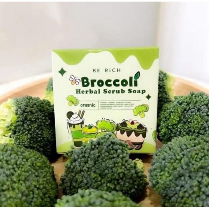Be Rich Broccoli Herbal Scrub Soap
