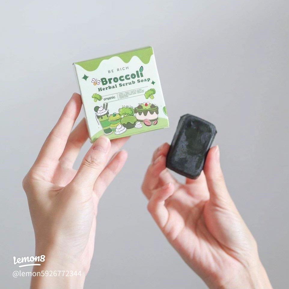 Be Rich Broccoli Herbal Scrub Soap