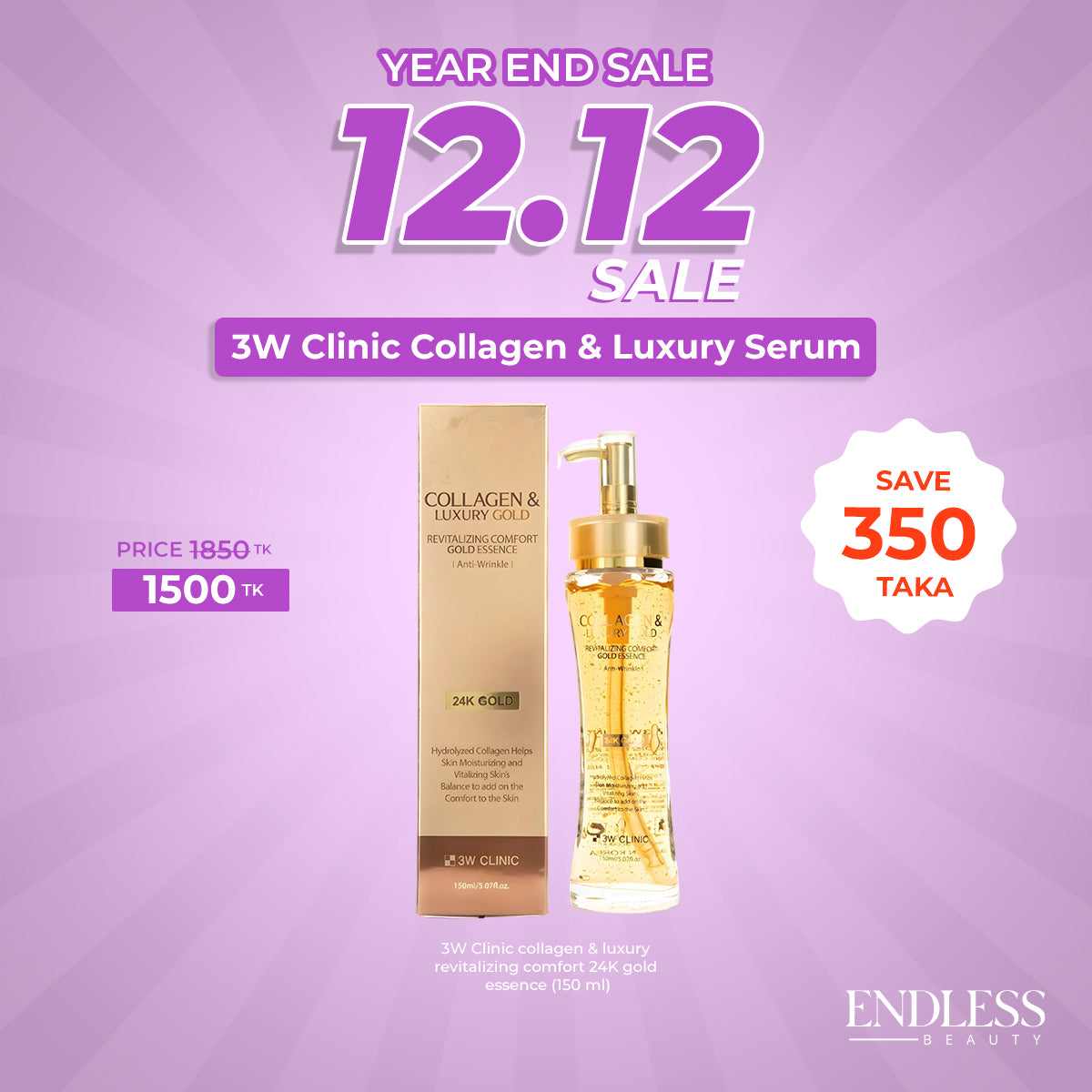 3W Clinic Collagen & Luxury Gold Serum