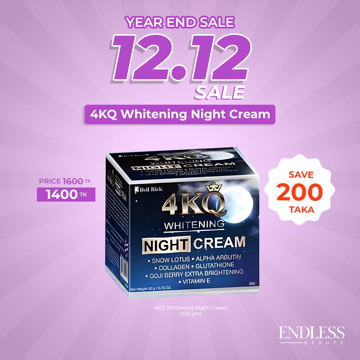 4KQ Whitening Night Cream