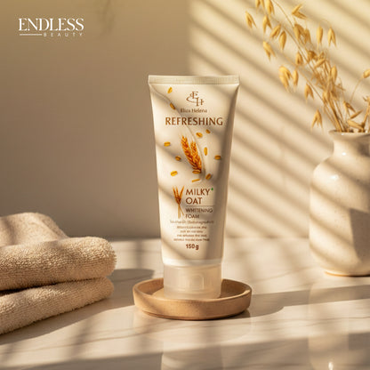 Eliza Helena Refreshing Milky Oat Whitening Foam