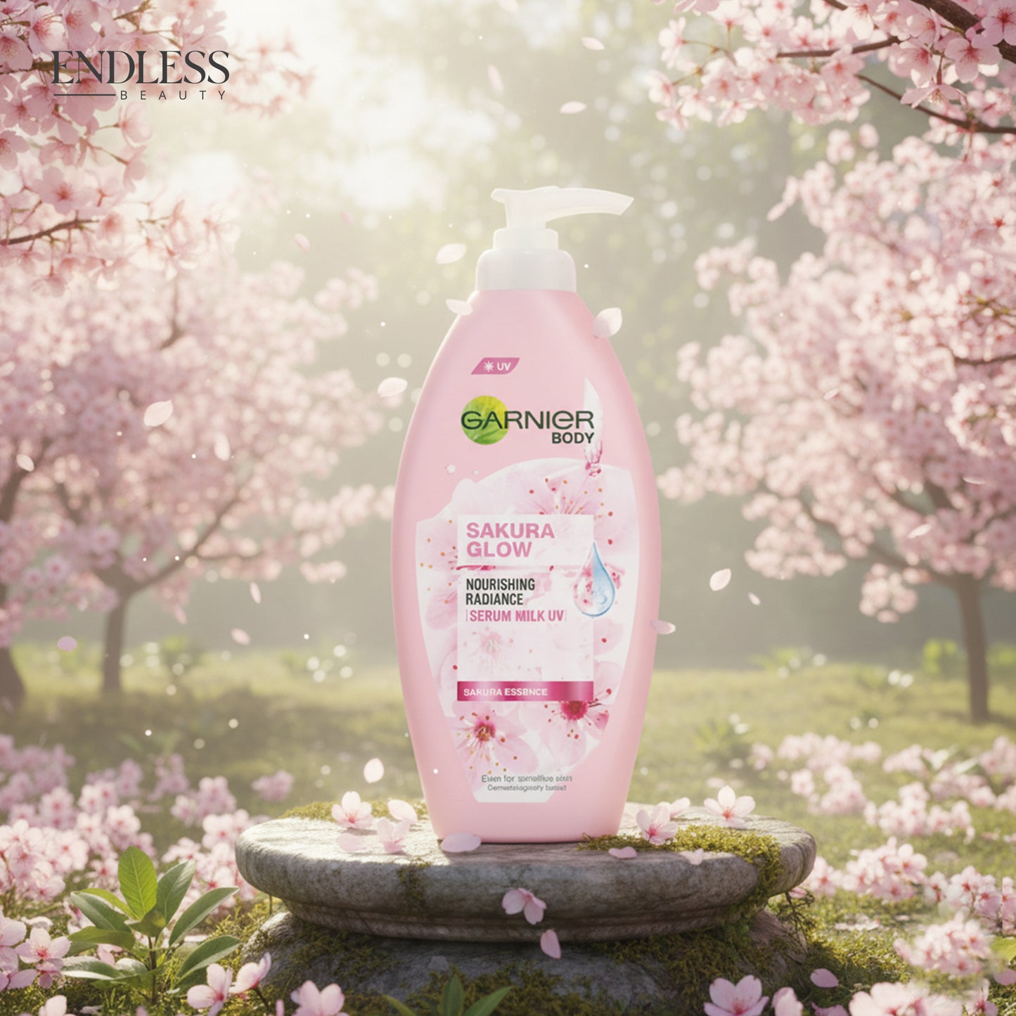 Garnier Sakura Glow Hyaluron Body Serum Lotion