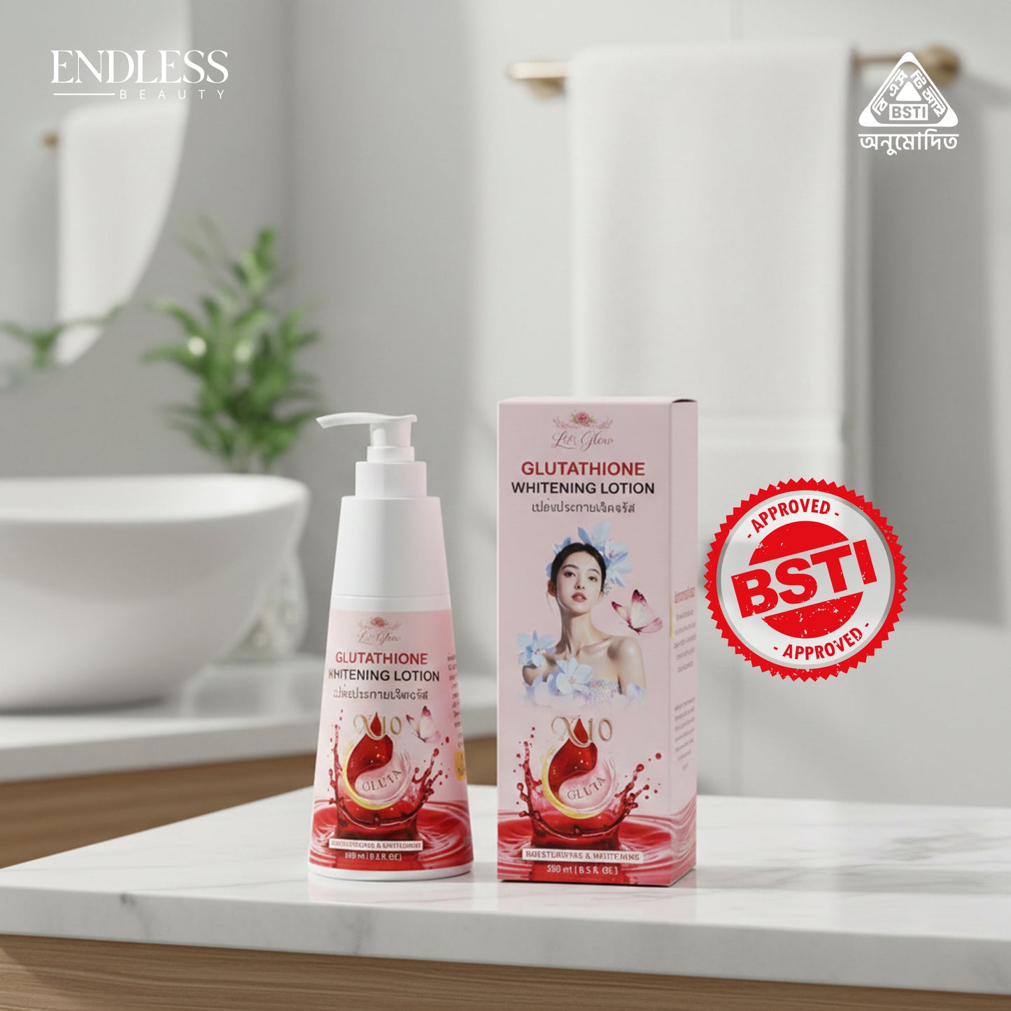 Let's Glow Glutathione Whitening Lotion | Buy in Bangladesh