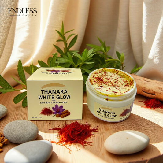 Thanaka White Glow with Saffron & Sandalwood Face & Body Pack