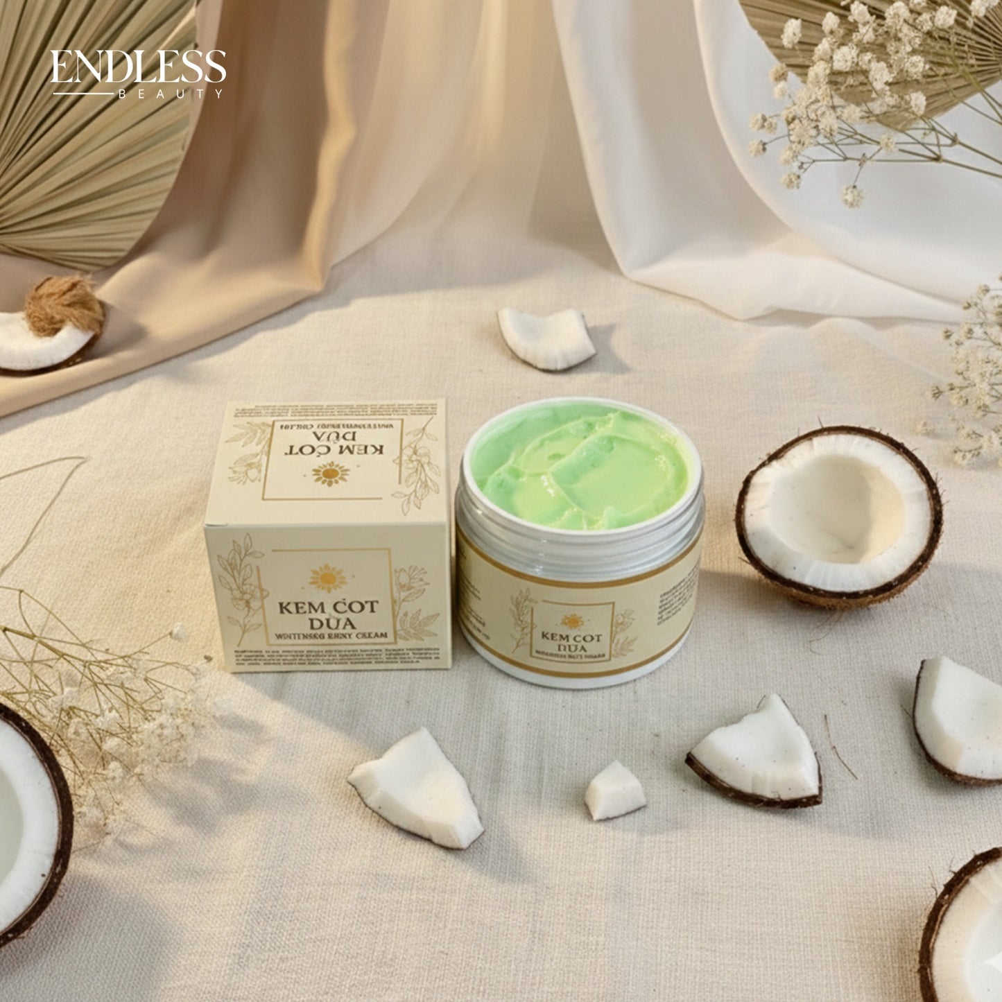 Kem Cot Dua Whitening Body Cream